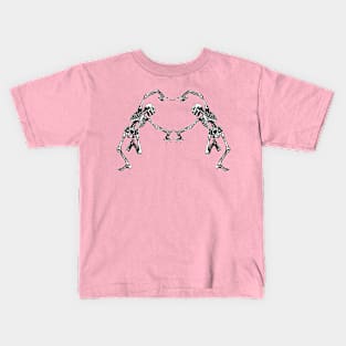 Skeleton heart Kids T-Shirt